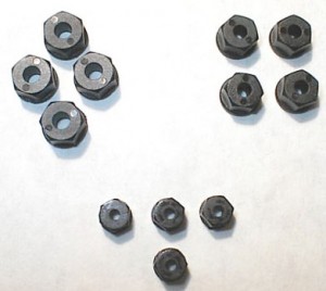 Nylon Nuts - 8-32 (Black)