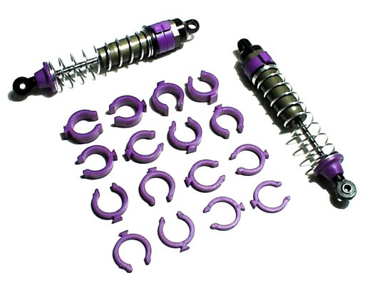 Quick Adjust Spring Clips - Purple