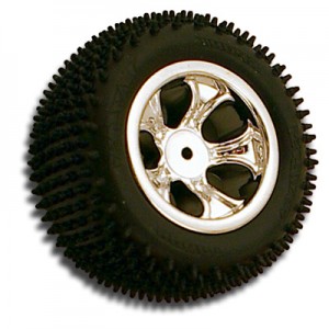 Bully 5 Spoke Losi Mini-T Rear Wheel - Chrome