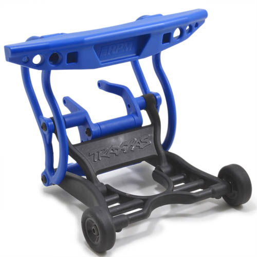 70835 - Blue Stampede 2wd Rear Bumper - with Accessories