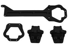 70792 - Black Front & Rear Upper Chassis & Diff. Covers for the LaTrax Teton & Rally